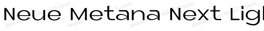 Neue Metana Next Light字体转换